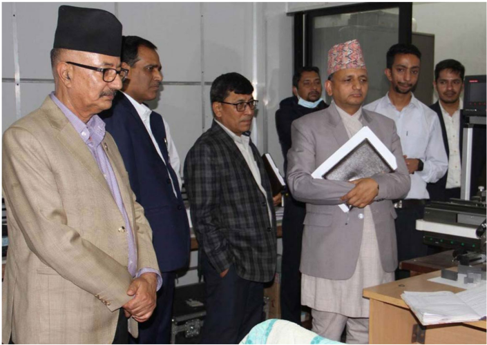 Slider Image: माननीय  मन्त्री  रमेश रिजाल ज्यूद्वारा नेपाल गुणस्...